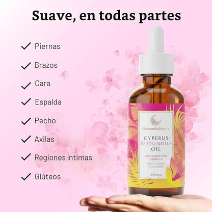 🌿 Aceite Depilatorio Botánico | Piel Suave y Lisa por Más Tiempo