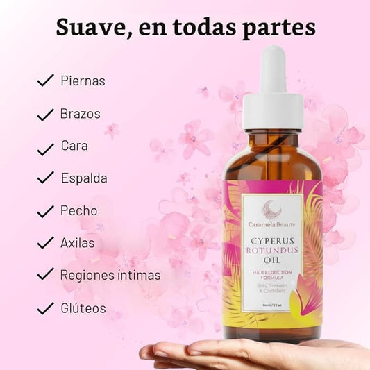 🌿 Aceite Depilatorio Botánico | Piel Suave y Lisa por Más Tiempo