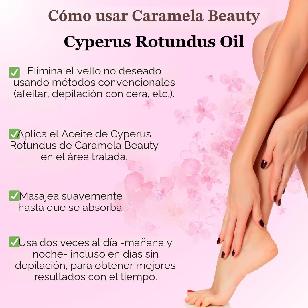 🌿 Aceite Depilatorio Botánico | Piel Suave y Lisa por Más Tiempo