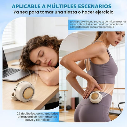 🥵 ¿Mucho Calor? Refresca Tu Cuerpo al Instante con Este Ventilador Portátil Recargable
