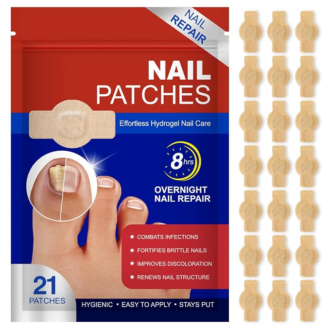 🍄 Parches Reparadores para Hongos en las Uñas (21 Parches)