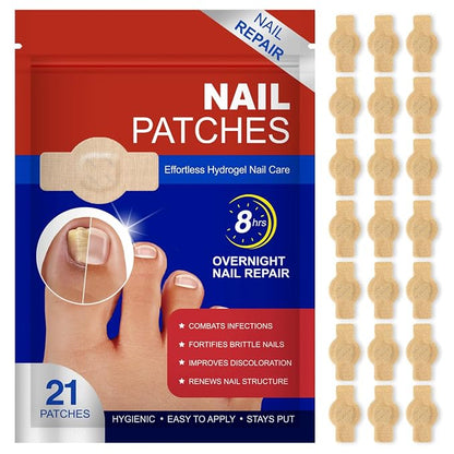 🍄 Parches Reparadores para Hongos en las Uñas (21 Parches)