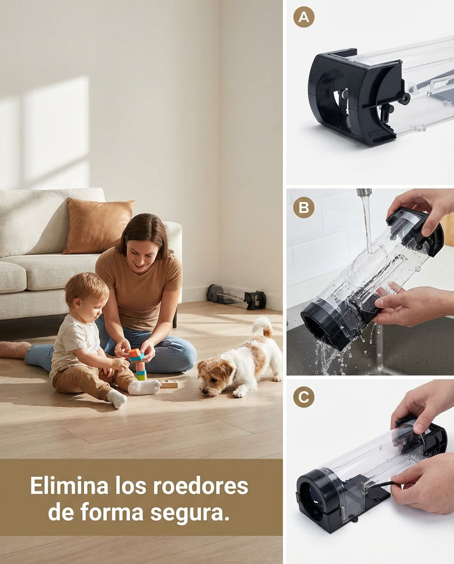 Elimina Ratones Sin Veneno ni Contacto