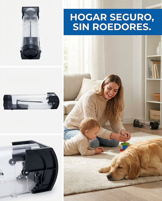 Elimina Ratones Sin Veneno ni Contacto