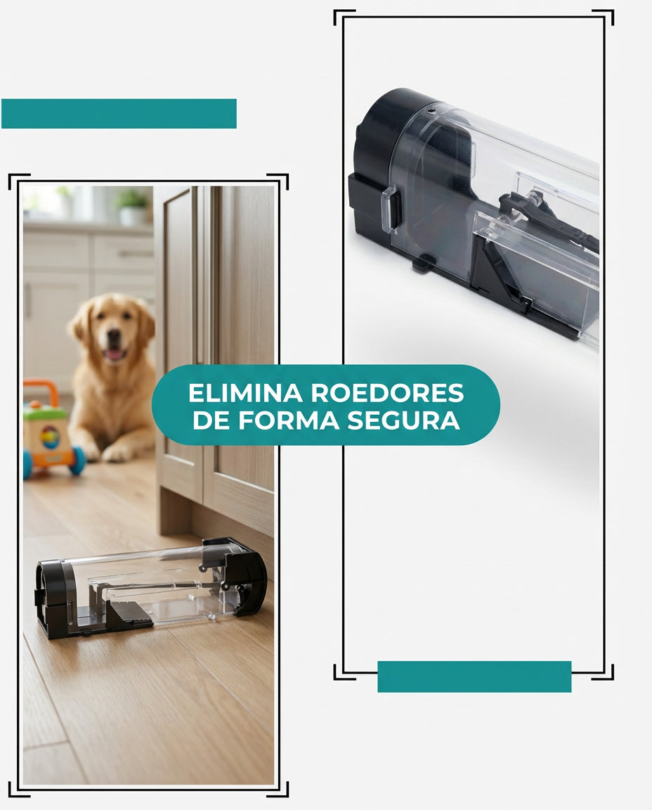 Elimina Ratones Sin Veneno ni Contacto