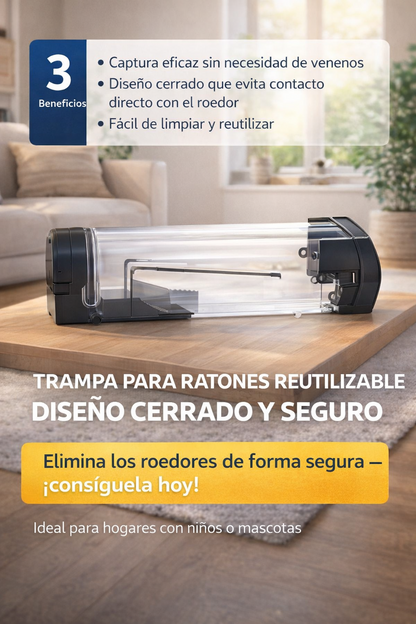 Elimina Ratones Sin Veneno ni Contacto